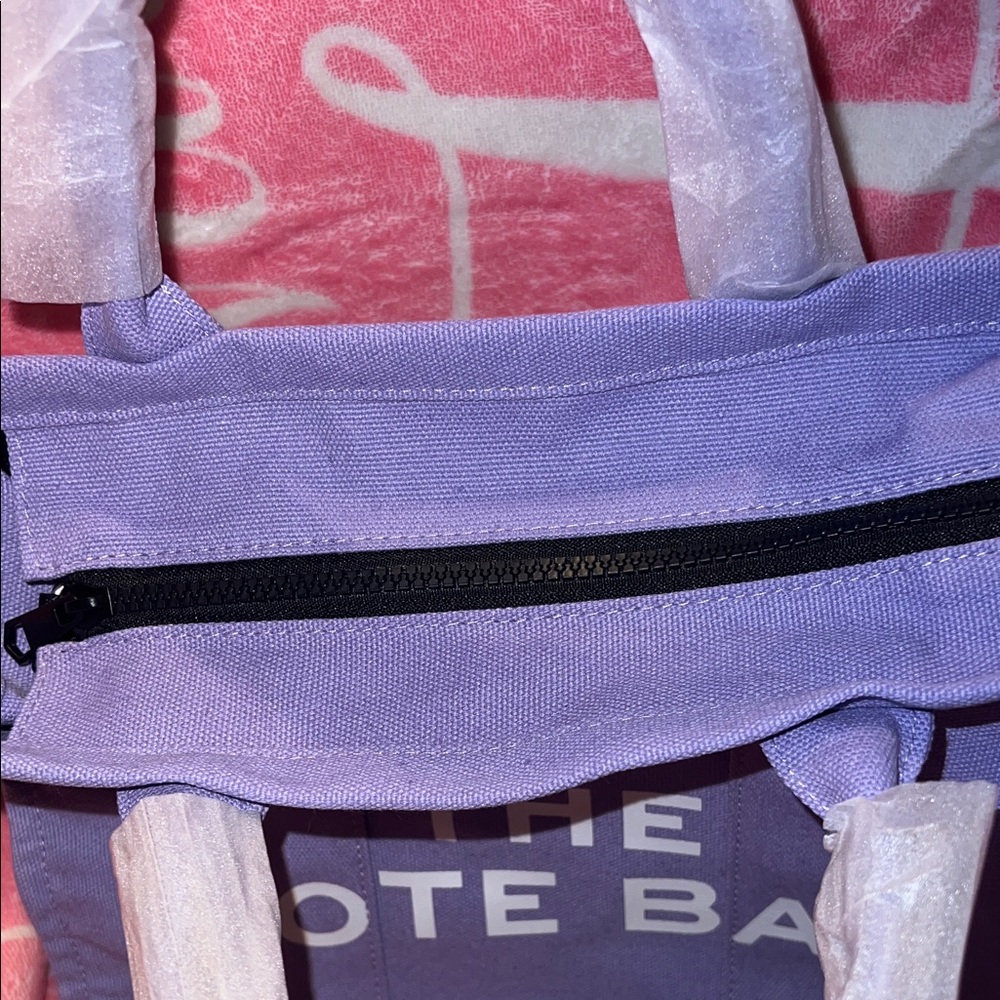 Purple Canvas Tote - - Picture 9 of 9